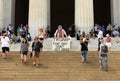 Washington, DC - June 01, 2018: Gale McCray, a 75 year old retiree from Fort Worth, TX ÃÂ who calls himself Old Man With a Sign ma